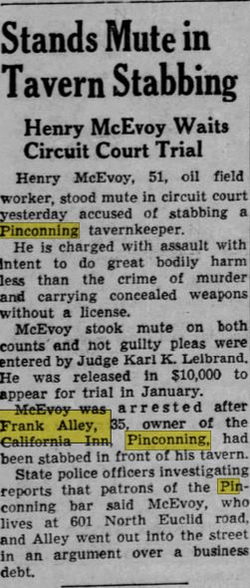 California Inn - Dec 30 1952 Article (newer photo)